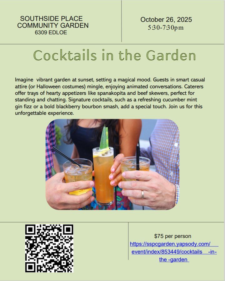 Cocktails in the Garden